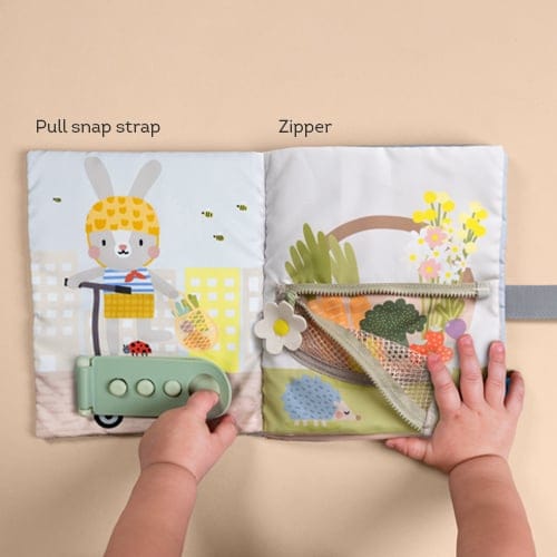 Taf Toys Libros de Tela Libro sensorial Quiet Busy - Taf Toys 13355