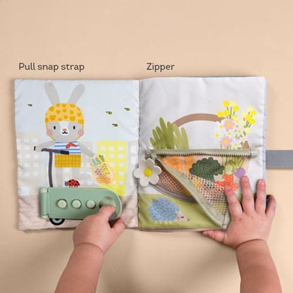 Taf Toys Libros de Tela Libro sensorial Quiet Busy - Taf Toys 13355