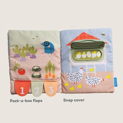 Taf Toys Libros de Tela Libro sensorial Quiet Busy - Taf Toys 13355