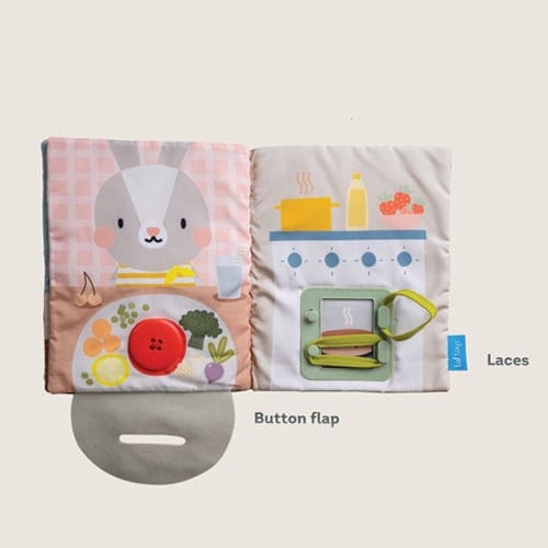 Taf Toys Libros de Tela Libro sensorial Quiet Busy - Taf Toys 13355