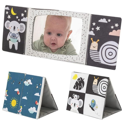 Taf Toys Libros Libro y espejo blanco y negro tummy time 12905