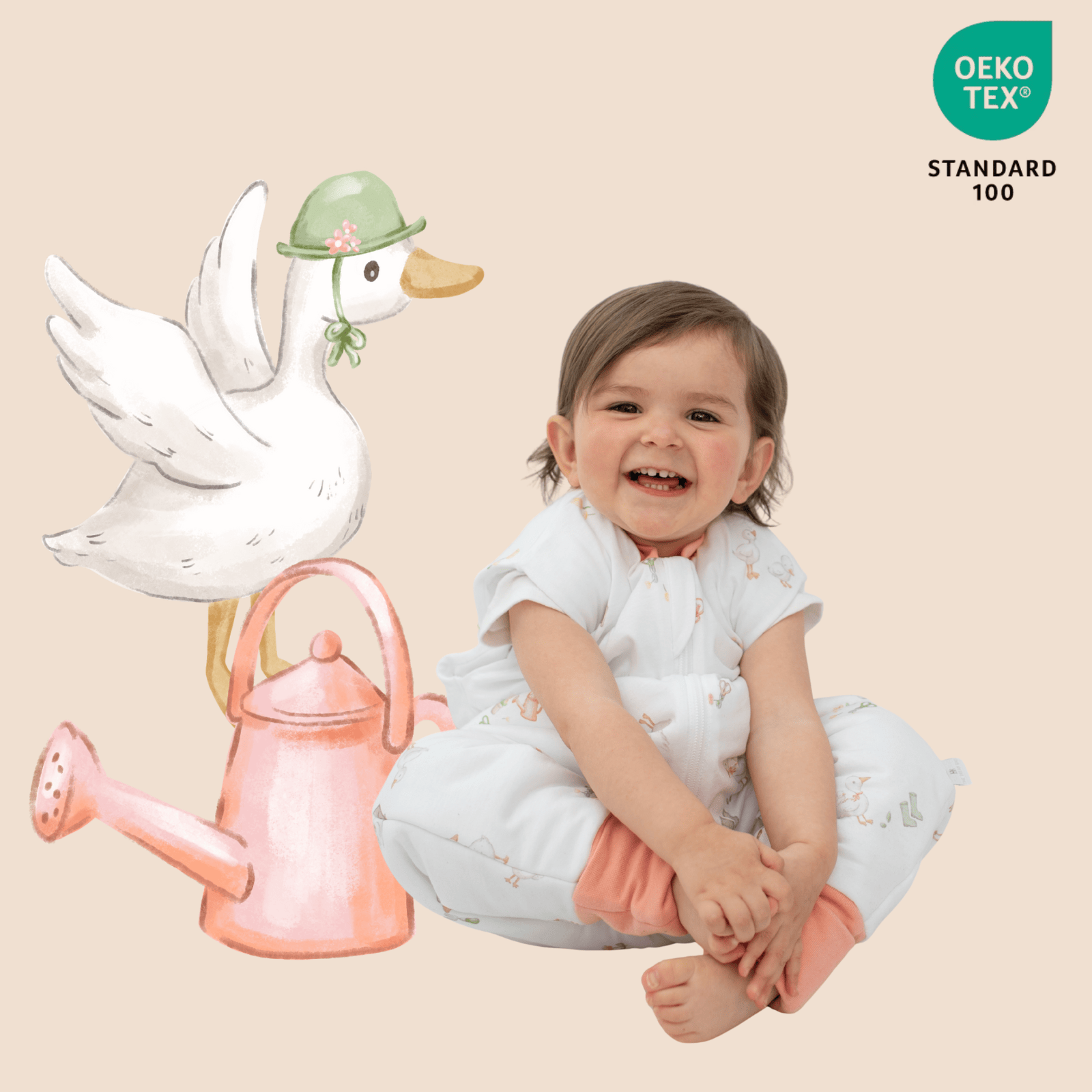 The Dream Bag Sacos de Dormir Saquito de Dormir Farmyard Girl 80 cm TOG 2.5 (18–24 meses) – The Dream Bag DB-FS1-25-2