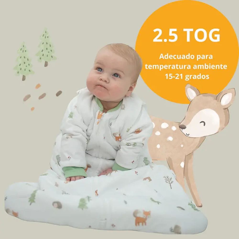 The Dream Bag Sacos de Dormir Saquito de dormir TOG 2.5 Forest 0-6 meses - The dream bag SL2-25-1