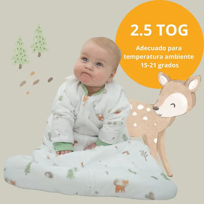 The Dream Bag Sacos de Dormir Saquito de dormir TOG 2.5 Forest 0-6 meses - The dream bag SL2-25-1