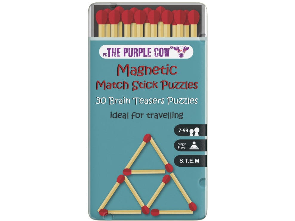 The Pruple Cow Puzzles y encajes Juego Magnético Desafío Palitos de Fósforos - The Pruple Cow TPC6886