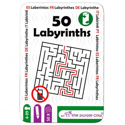 The Purple Cow Destreza y Habilidades 50 Juegos - Laberintos - The Purple Cow TPC603