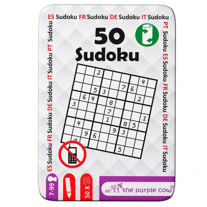 The Purple Cow Destreza y Habilidades 50 Juegos - Sudoku - The Purple Cow TPC610