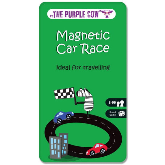 The Purple Cow Juegos de mesa Juego Magnético de Viaje - Carrera de Autos - The Purple Cow TPC742