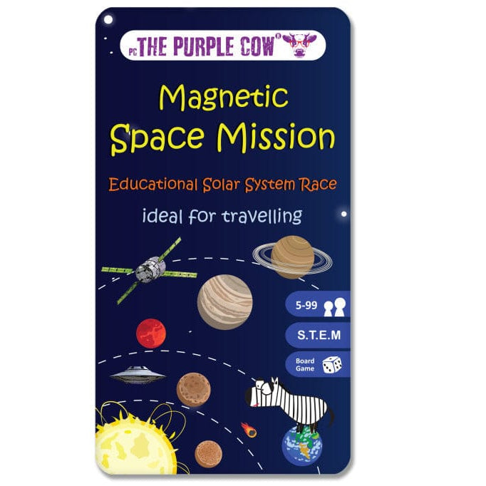 The Purple Cow Juegos de mesa Juego Magnético de Viaje - Misión Espacial - The Purple Cow TPC740