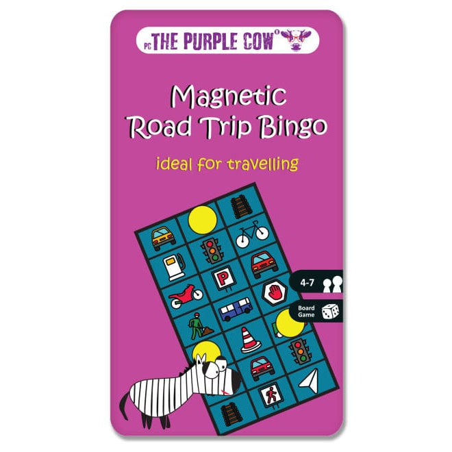 The Purple Cow Juegos de mesa Juego Magnético de Viaje - Road Trip Bingo - The Purple Cow TPC573