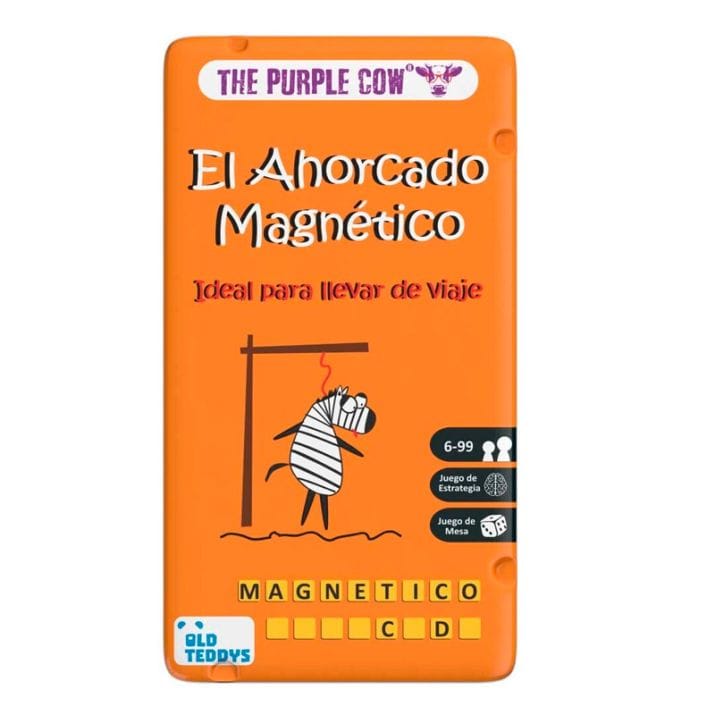 The Purple Cow Juegos Magnéticos Juego Magnético de Viaje - El Ahorcado - The Purple Cow TPC681