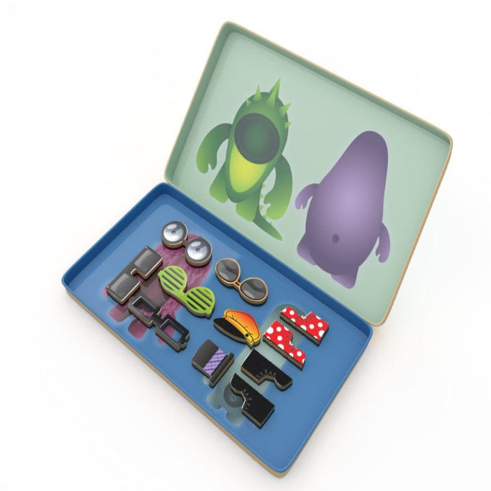 The Purple Cow Juegos Magnéticos Juego Magnético de Viaje - Fábrica de Monstruos - The Purple Cow TPC771