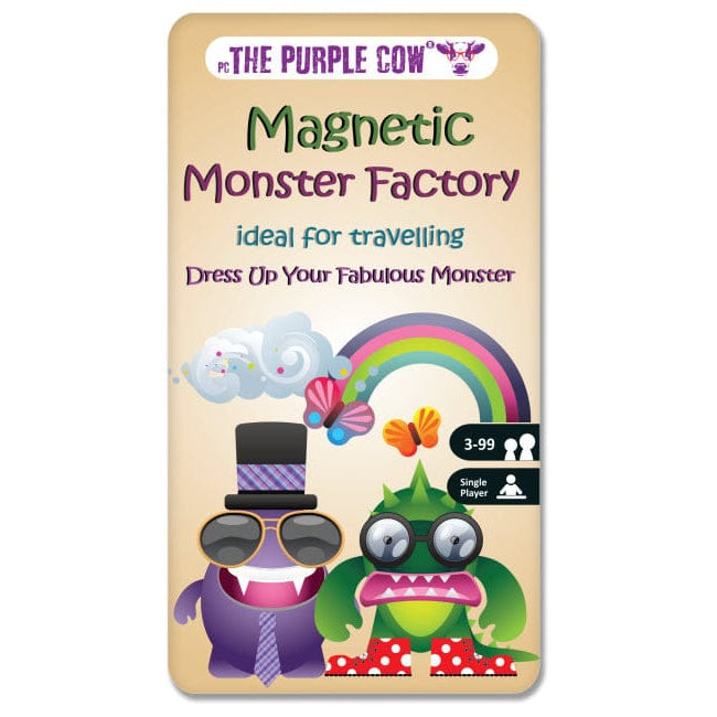 The Purple Cow Juegos Magnéticos Juego Magnético de Viaje - Fábrica de Monstruos - The Purple Cow TPC771