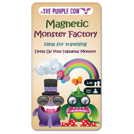 The Purple Cow Juegos Magnéticos Juego Magnético de Viaje - Fábrica de Monstruos - The Purple Cow TPC771