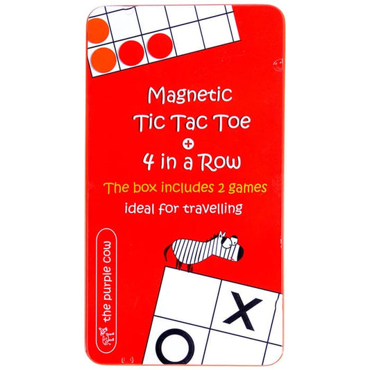The Purple Cow Juegos Magnéticos Juego Magnético de Viaje - Tic Tac Toe - The Purple Cow TPC018