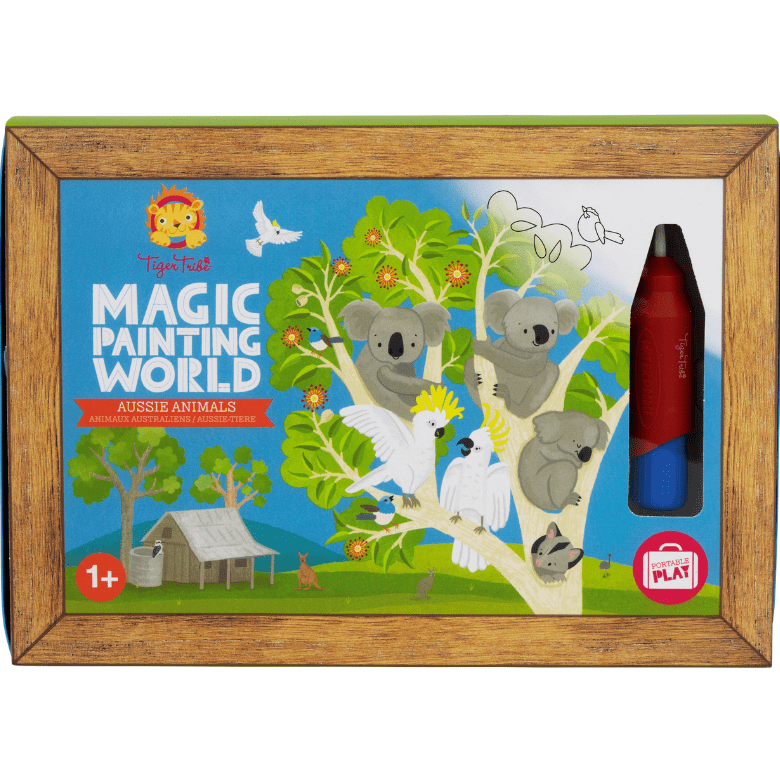 Tiger Tribe Arte y Manualidades Set para Pintar Con Agua Animales Australianos 14-027