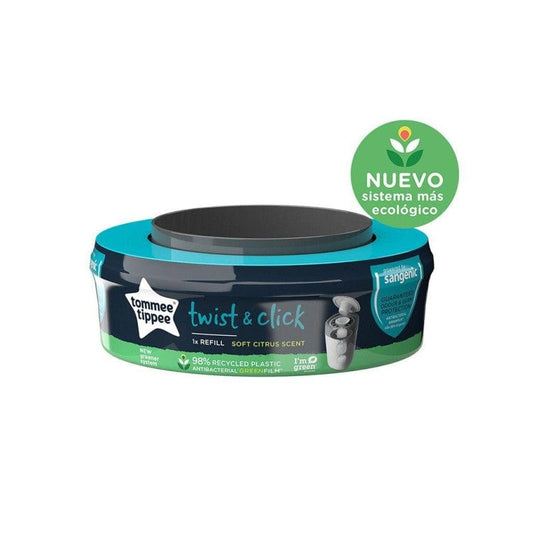 Tommee Tippee Artículos para el baño Repuesto Contenedor Sangenic Twist & Click Tamaño XL - Tomme Tippe TT84336001