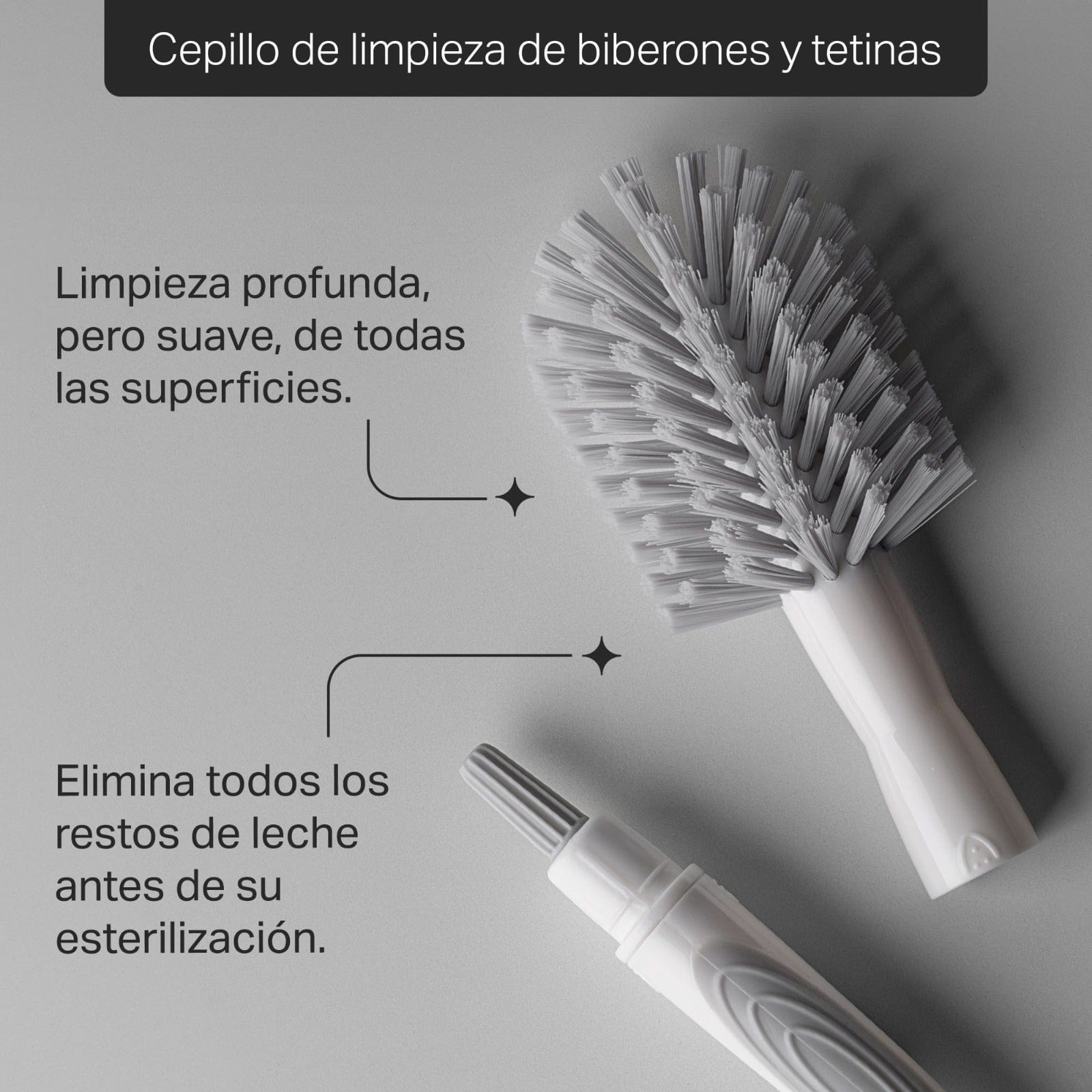 Tommee Tippee Mamadera Cepillo limpia mamaderas Closer to Nature - Tommee Tippee TT42111645