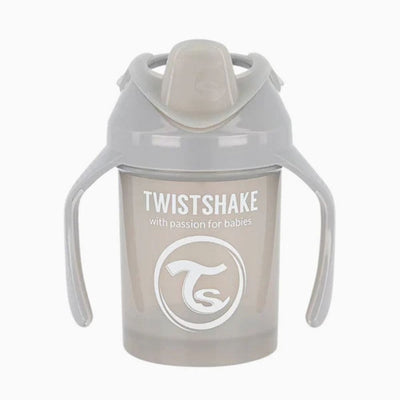 Vaso Mini Cup Antiderrame 230 ml 4M+ gris pastel - Twistshake