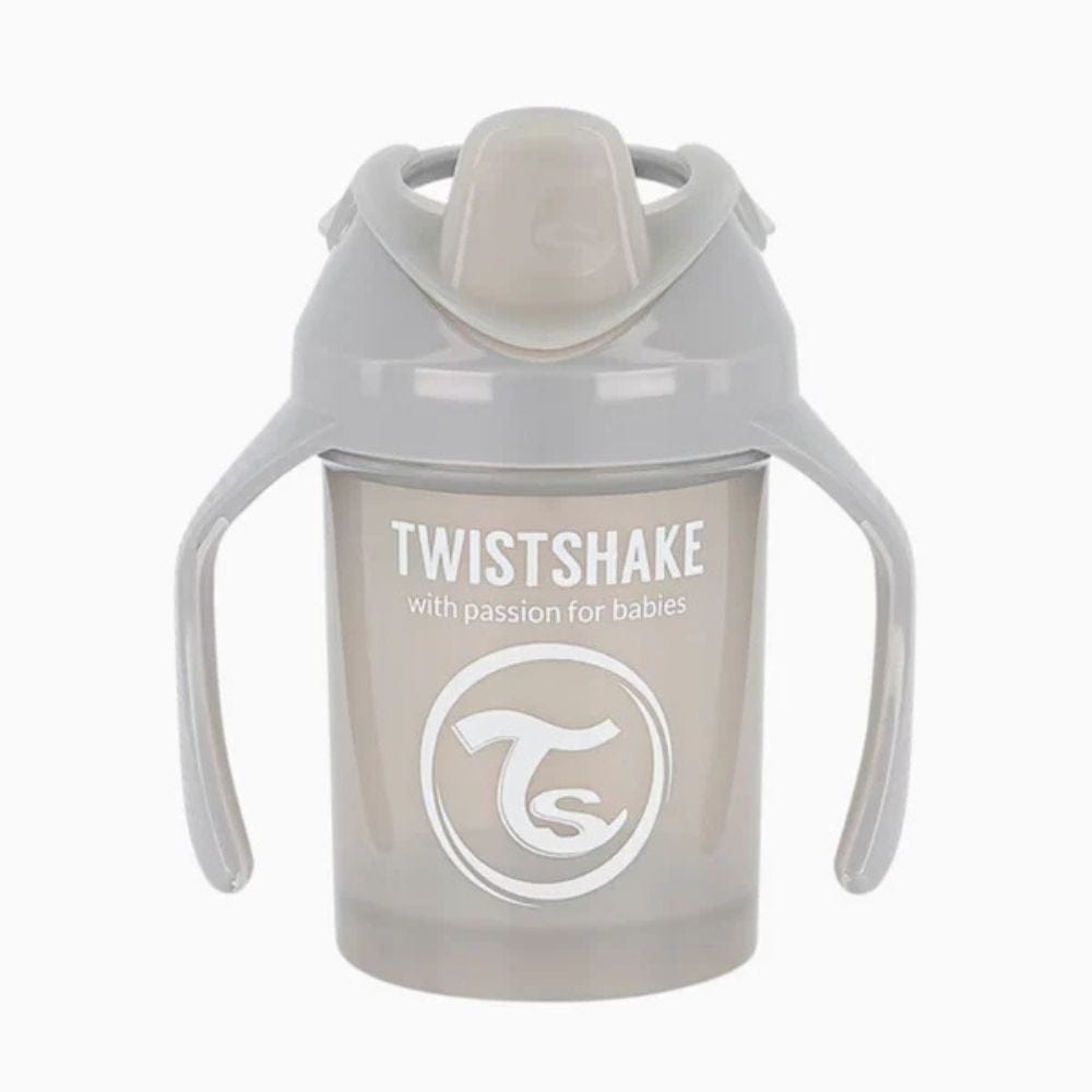 Twistshake Alimentación Vaso Mini Cup Antiderrame 230 ml 4M+ gris pastel - Twistshake TS339