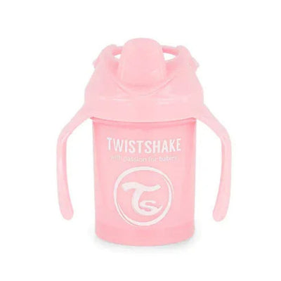 Vaso Mini Cup Antiderrame 230 ml 4M+ rosado Pastel- Twistshake