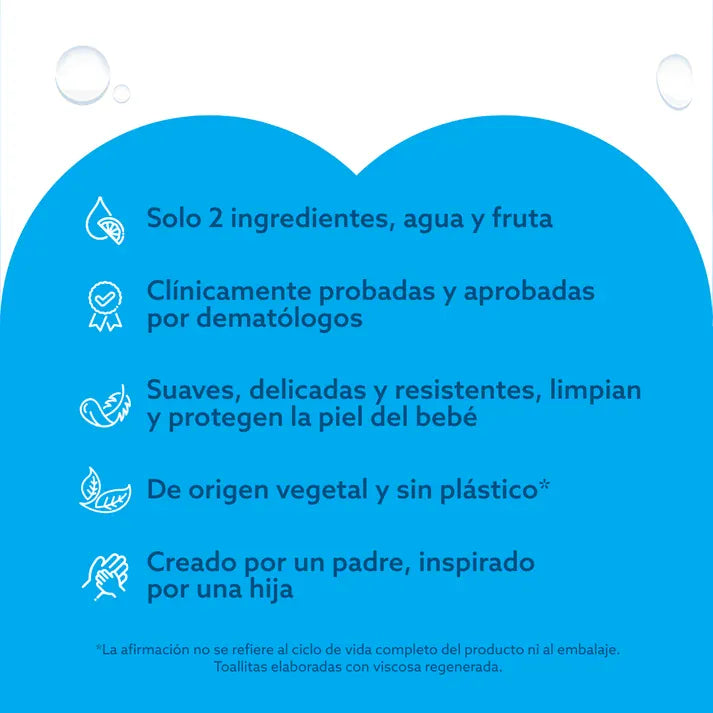 WaterWipes Toallas Húmedas Toallitas Húmedas Bio WaterWipes Caja  12 x 48 unidades WW129