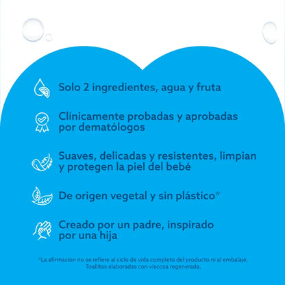 WaterWipes Toallas Húmedas Toallitas Húmedas Bio WaterWipes Caja  12 x 48 unidades WW129