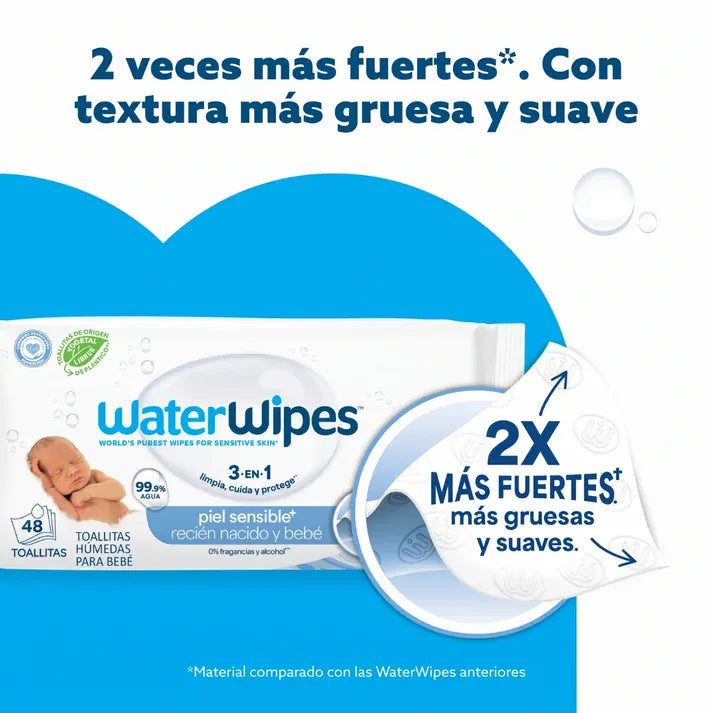 WaterWipes Toallas Húmedas Toallitas Húmedas Bio WaterWipes Caja  12 x 48 unidades WW129
