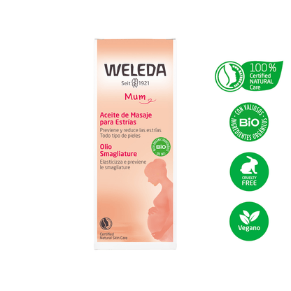 Weleda Cuidado Personal Aceite de masaje para estrías 100 ml - Weleda 007576SI