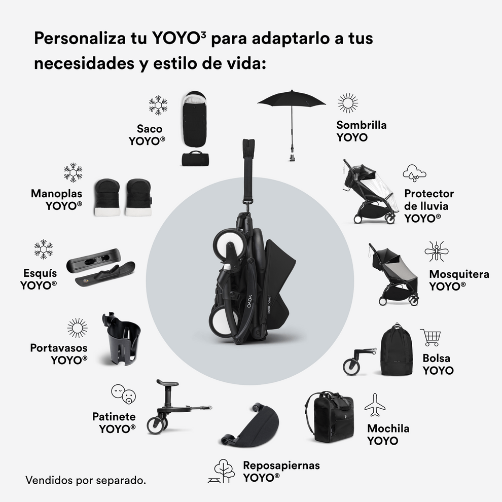 YOYO by Stokke Accesorios para coches Moisés Tela Color V3 0+ Ginger para Coche YOYO 3 646206