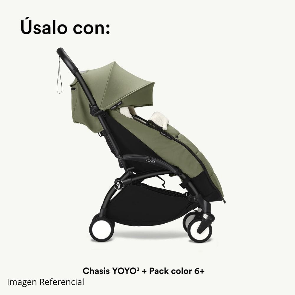 YOYO by Stokke Accesorios para coches Saco de Invierno para Coche Ultracompacto YOYO Olive Green - Yoyo by Stokke 596011