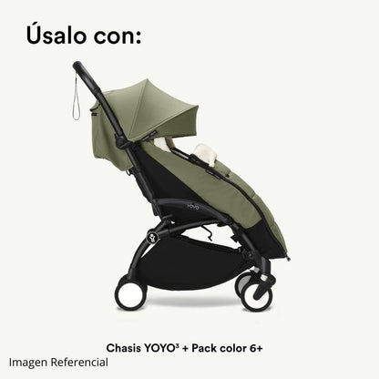 YOYO by Stokke Accesorios para coches Saco de Invierno para Coche Ultracompacto YOYO Olive Green - Yoyo by Stokke 596011