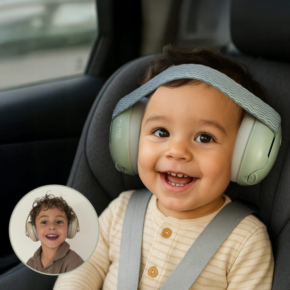 Zazu Accesorios Protectores auditivos Bebés y Niños 2 en 1  earmuffs Pink - Zazu ZA-EAR-03
