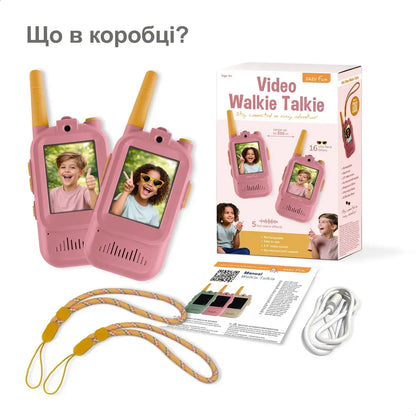 Zazu Juegos de Exterior Walkie Talkie de video pink - Zazu ZA-WALKIETALKIE-03