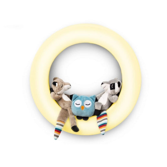 Zazu Luz Nocturna / Espantacuco Luz nocturna con apagado automático y 3 peluches magnéticos - Zazu ZA-WALL-01