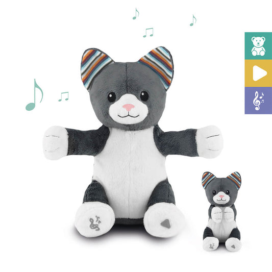Zazu Peluches con ruido blanco Peluche de gato Chloe con canciones - Zazu ZA-CHLOE-01
