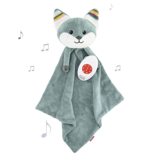 Zazu Peluches con ruido blanco Peluche / manta félix el zorro con porta chupete y ruido blanco - Zazu ZA-FELIX-01