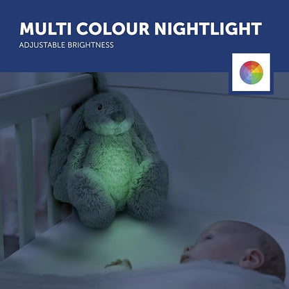 Zazu Peluches con ruido blanco Peluche Ro el conejo con luz y sonidos relajantes Verde - Zazu ZA-RO-02