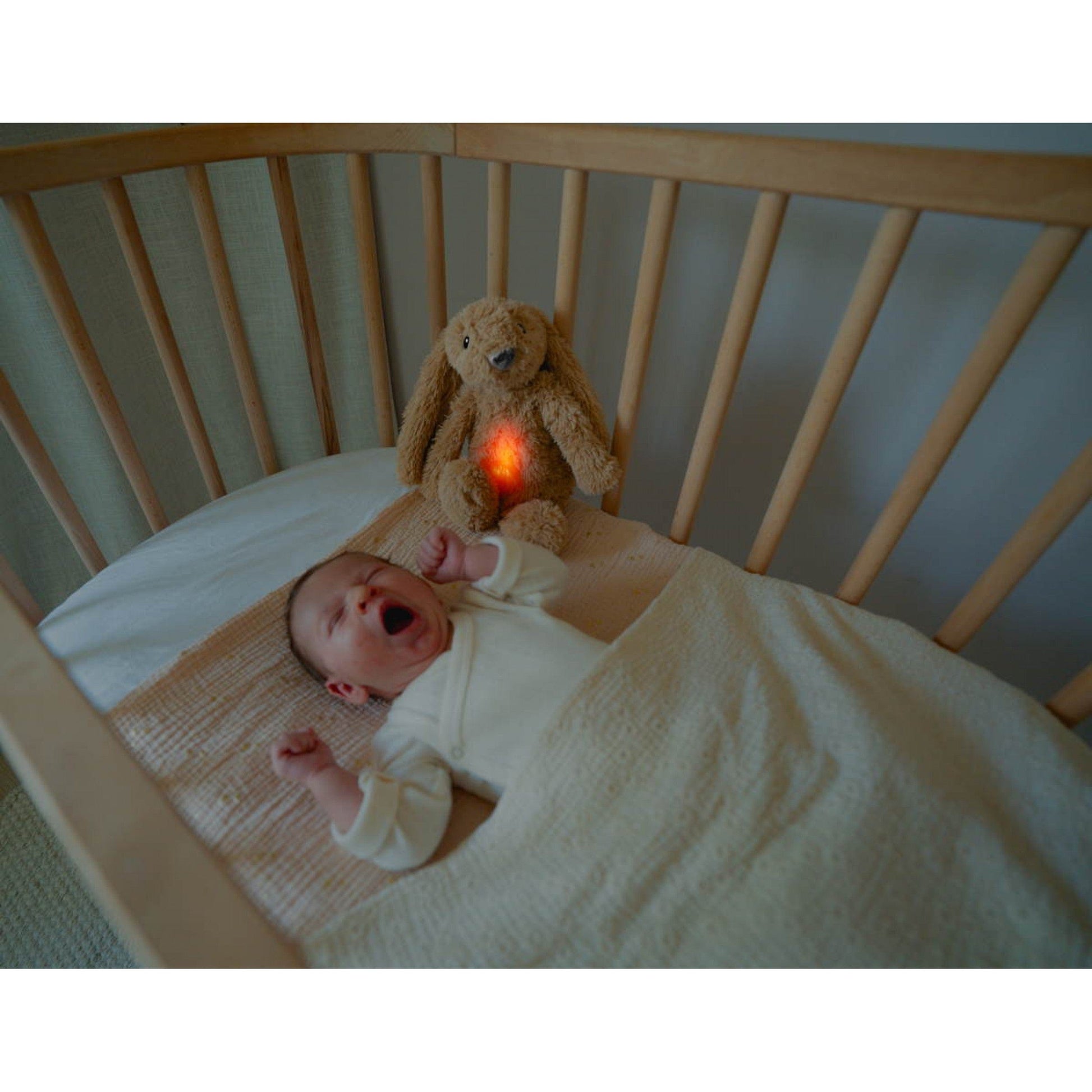 Zazu Peluches con ruido blanco Peluche Ro el conejo con luz y sonidos relajantes - Zazu ZA-RO-01