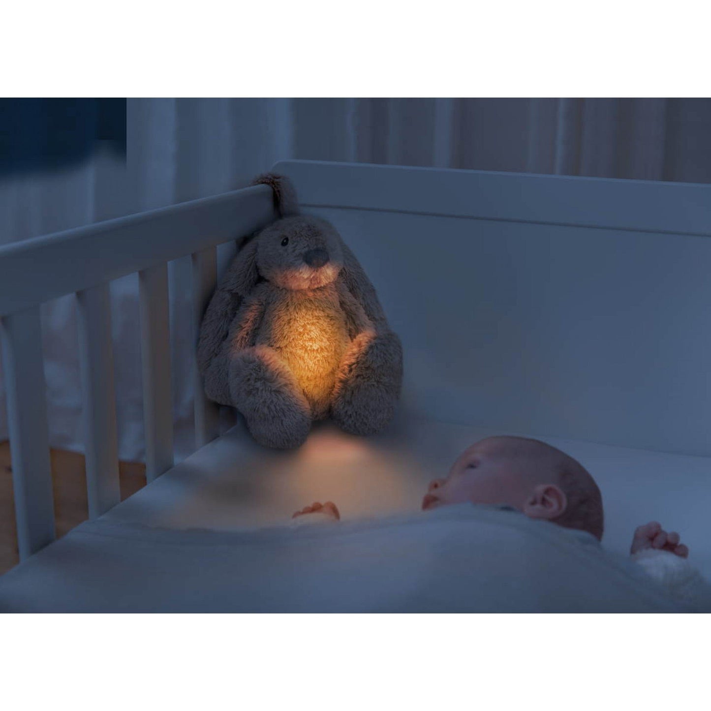 Zazu Peluches con ruido blanco Peluche Ro el conejo con luz y sonidos relajantes - Zazu ZA-RO-01