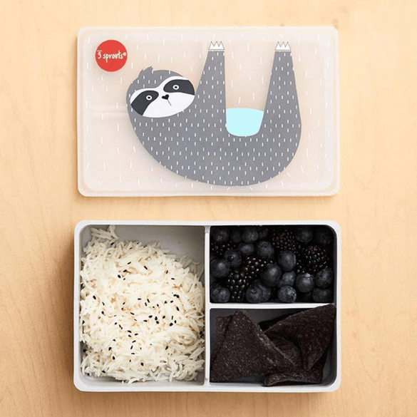3 Sprouts Alimentación Bento Box de Silicona Perezoso ISBSLO
