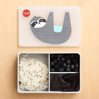 3 Sprouts Alimentación Bento Box de Silicona Perezoso ISBSLO