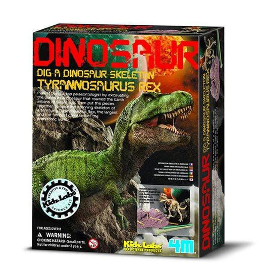 4M Juegos de ciencia +7 Laboratorio de Ciencia Excava Dinosaurio Rex 00-03221
