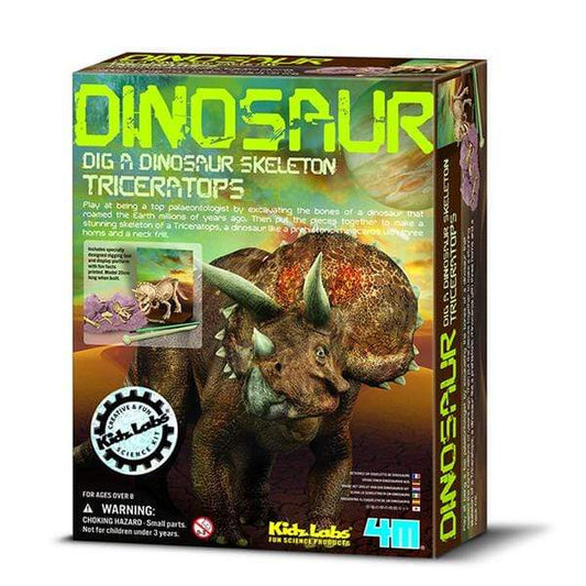 4M Juegos de ciencia +7 Laboratorio de Ciencia Excava Triceratops 00-03228