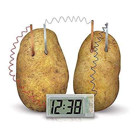 4M Juegos de Ciencia Kit de energía verde Reloj energizado por una papa - 4m