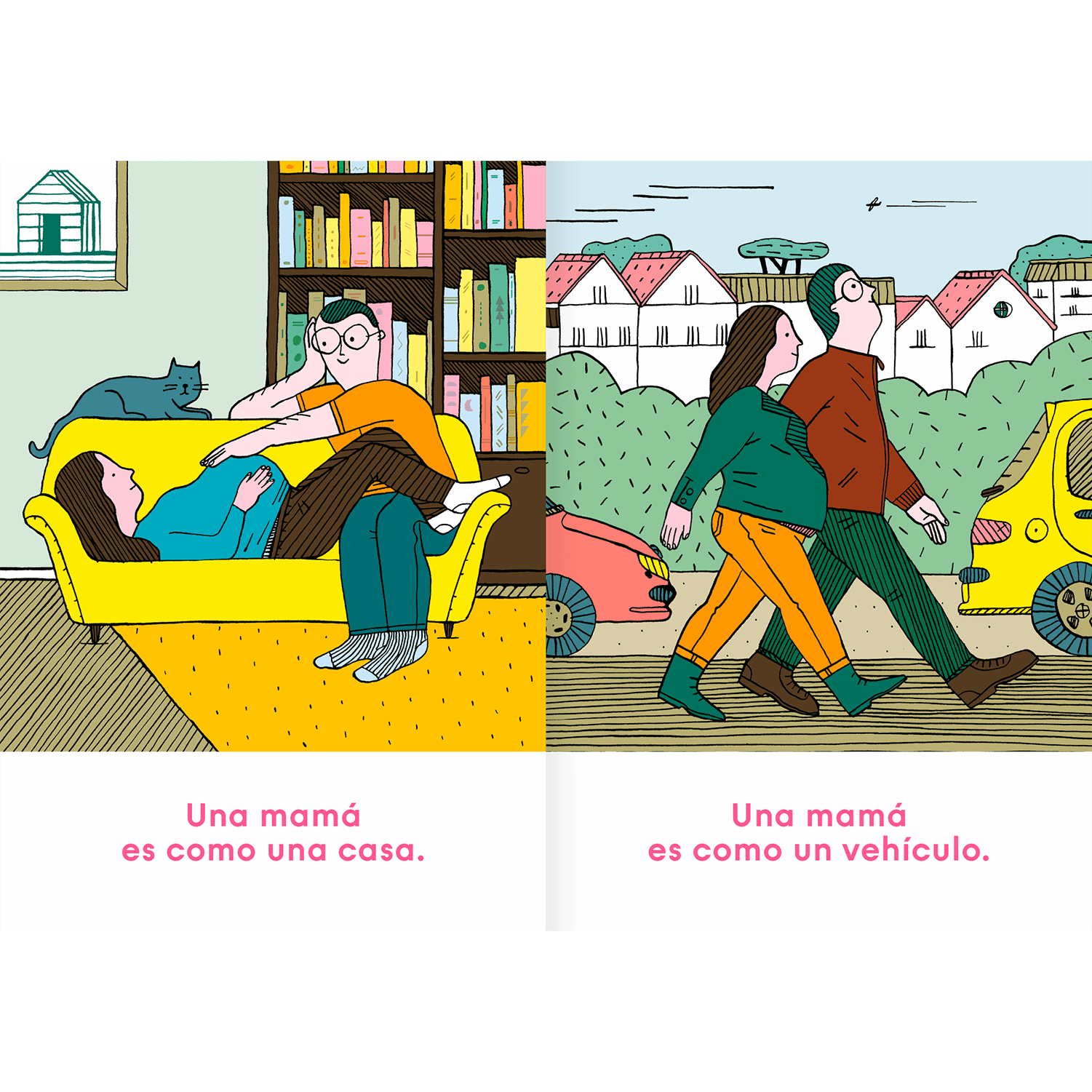 AMANUTA Libros Una mamá es como una casa 978-956-364-129-5