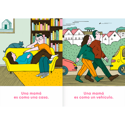 AMANUTA Libros Una mamá es como una casa 978-956-364-129-5