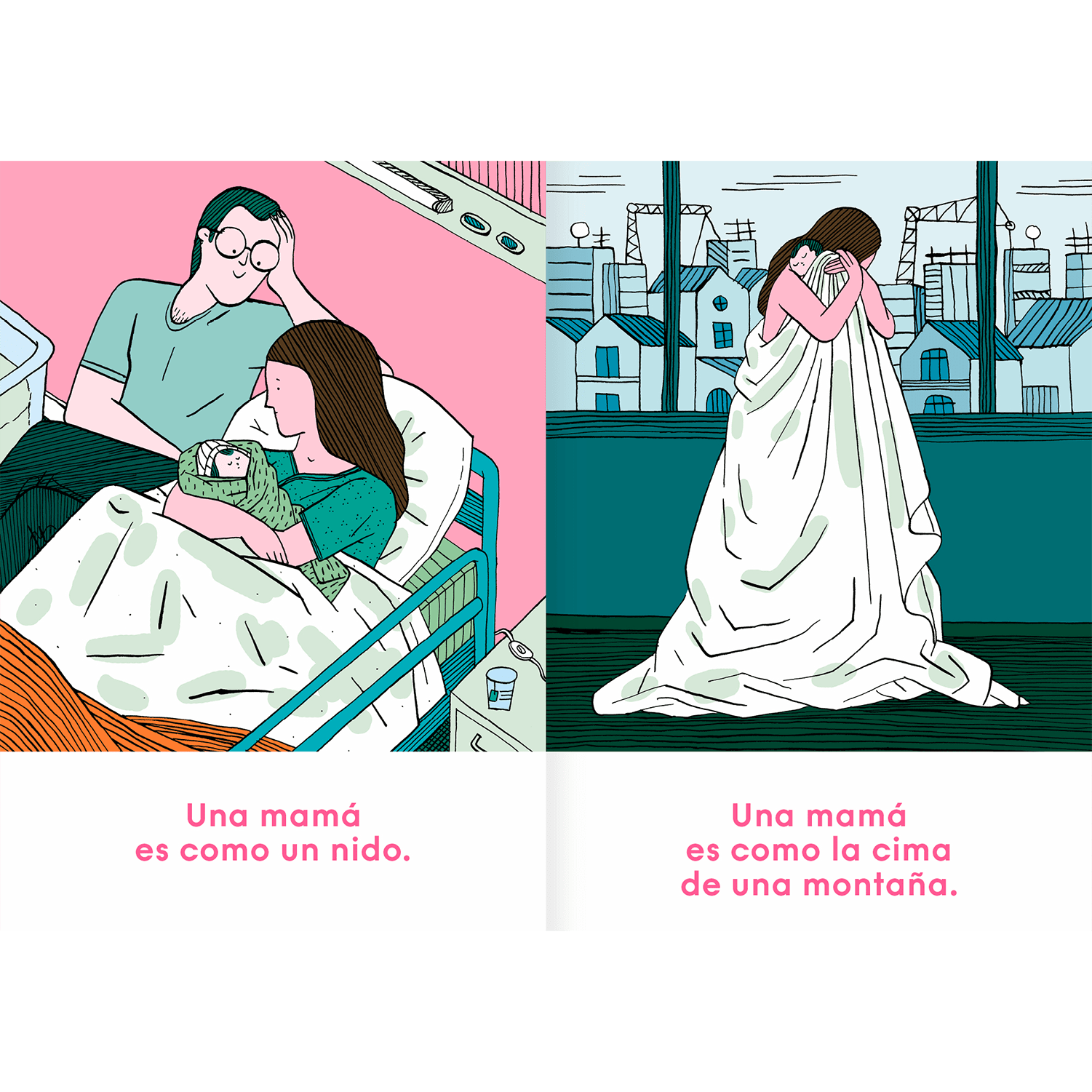 AMANUTA Libros Una mamá es como una casa 978-956-364-129-5