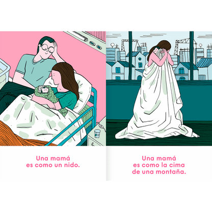 AMANUTA Libros Una mamá es como una casa 978-956-364-129-5