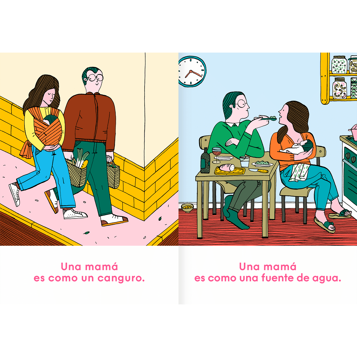 AMANUTA Libros Una mamá es como una casa 978-956-364-129-5
